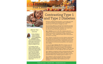 November 2022 – Contrasting Type 1 and Type 2 Diabetes